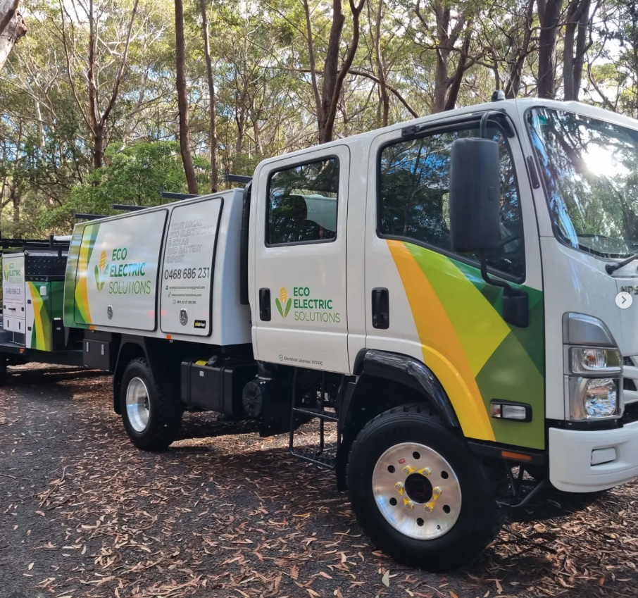 Eco Electric Solutions service vehicle in Sydney