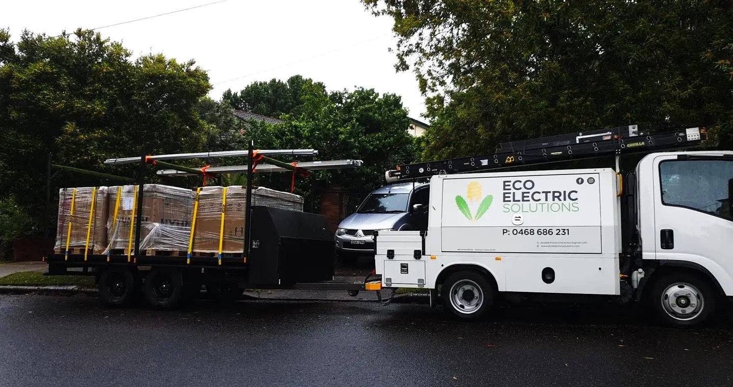 Licensed electrician carrying out emergency switchboard work